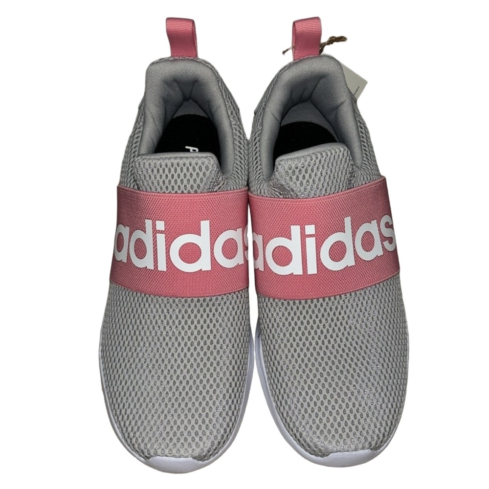Adidas Lite Racer Adapt 4.0 Slip-On Running Shoes Pink Grey Youth 5 NEW - Picture 8 of 11